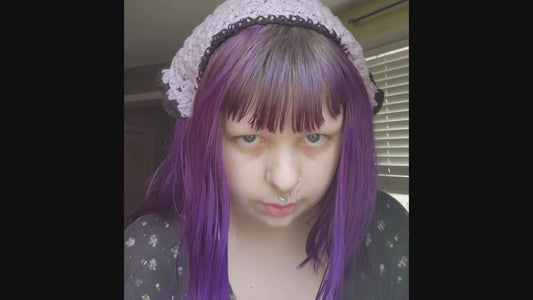 longer crochet granny bandana