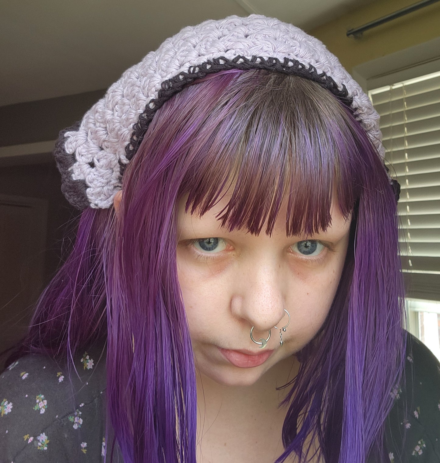 longer crochet granny bandana