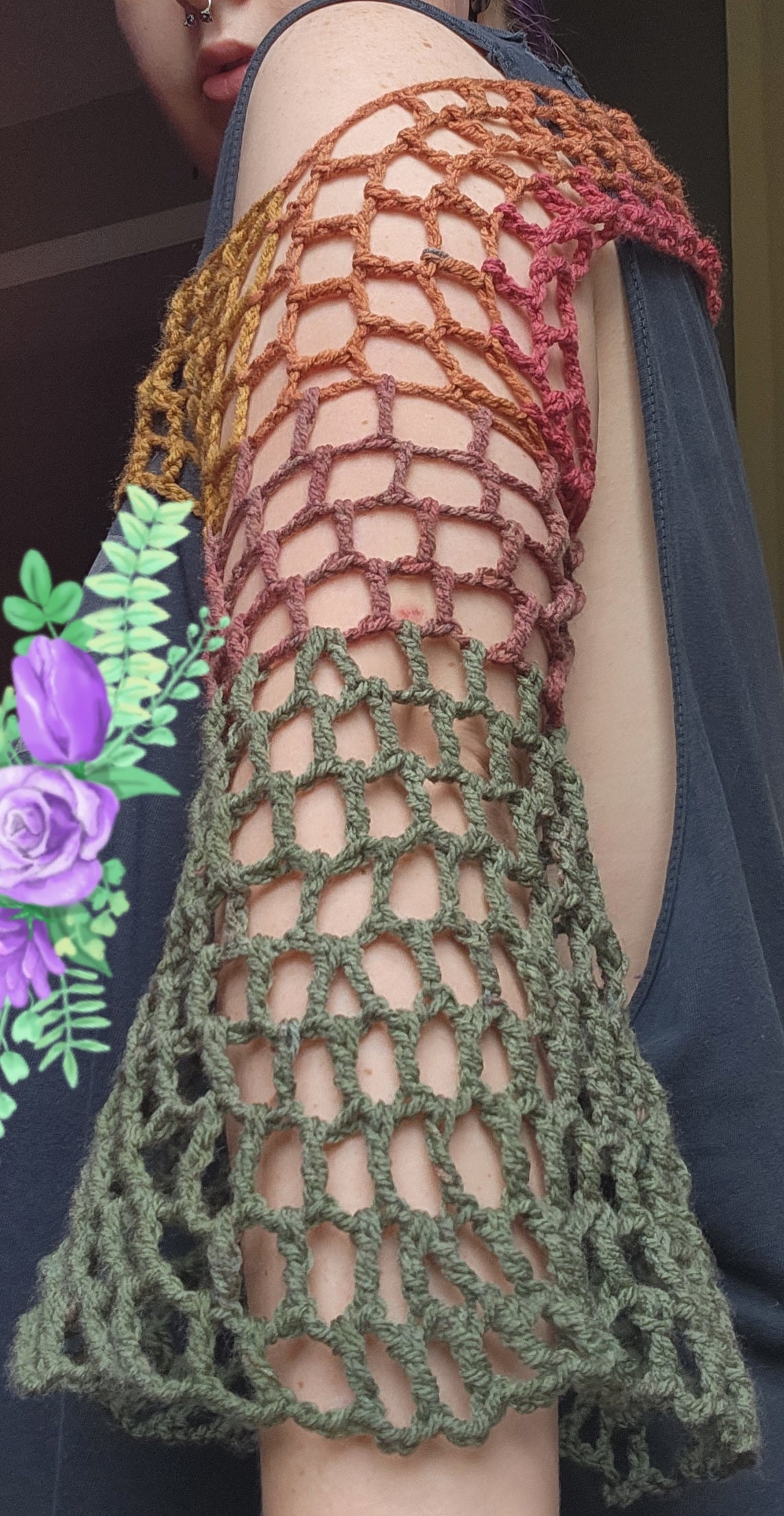 fall fairy bell sleeves shrug