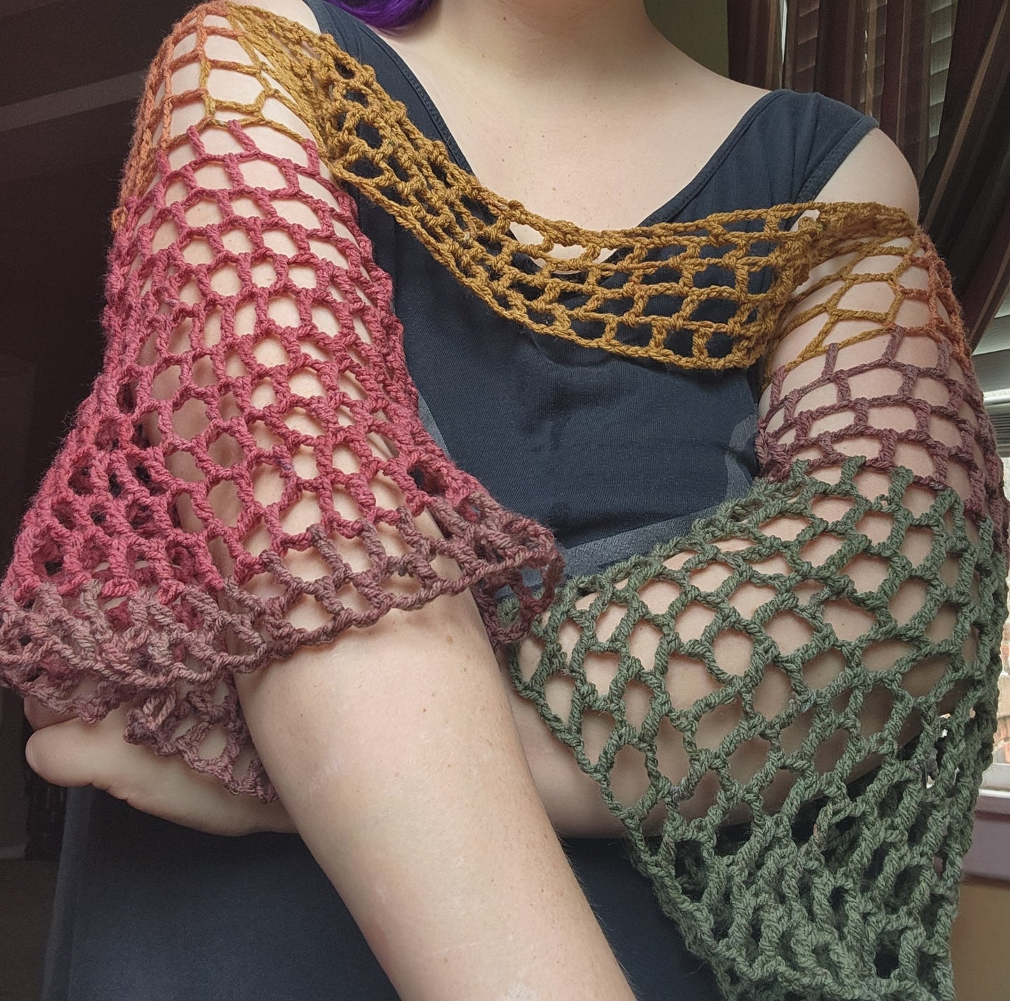 fall fairy bell sleeves shrug