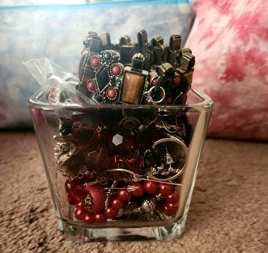 dark tones gothic mystery jewelry jar